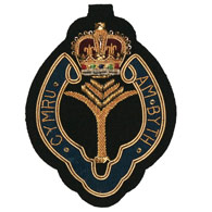 Welsh Guards wire blazer badge